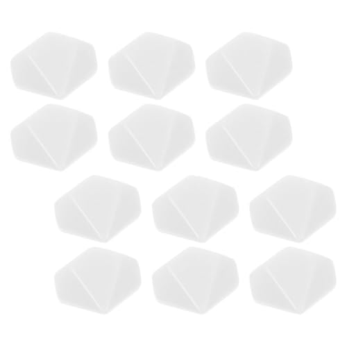 HONMEET 12 Stück Teiliges Acryl DIY Würfelset mit Glatter Oberfläche Vielseitig Einsetzbar für Brettspiele Unterricht und Kreative Gravuren Langlebig und Individuell Gestaltbar von HONMEET