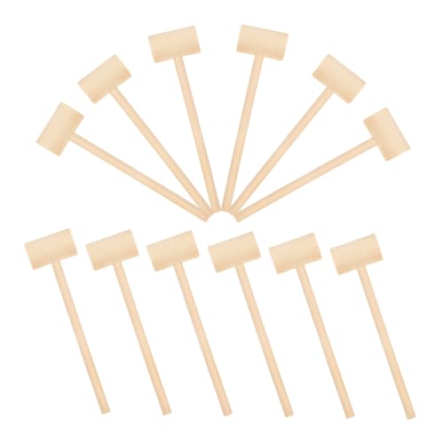 HONMEET 12 Stück Teiliges Holzhammer aus Massivem Holz Mini Mallet Toy für Kleinkinder Fördert Hand Auge Koordination und Geschicklichkeit Sicher und Lustig für Jungen und Mädchen Ab Jahr HONMEET 12 Stück Teiliges Holzhammer aus Massivem Holz Mini Mallet Toy für Kleinkinder Fördert Hand Auge Koordination und Geschicklichkeit Sicher und Lustig für Jungen und Mädchen Ab Jahr von HONMEET