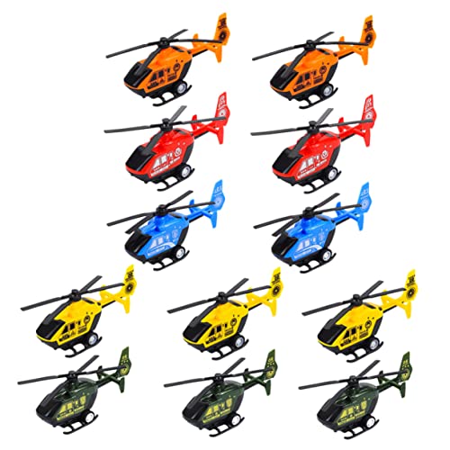 HONMEET Zurückziehbarer Hubschrauber Spielzeug Für Kinder Simulationshubschrauberspielzeug Mit Inertialantrieb Langlebiges Und Sicheres Vorschulspielzeug von HONMEET