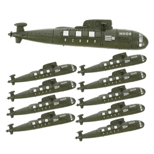 HONMEET 12 Stücke U-Boot Spielzeug Jungen und Mädchen U-Boot Modelle Gefälschte Navy für Sand Tisch von HONMEET