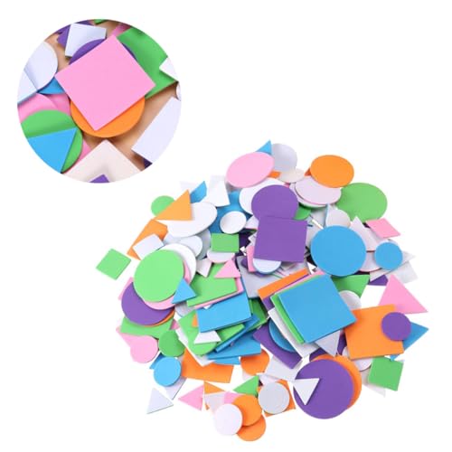 HONMEET 1250 Stück Eva Schaumstoff Aufkleber Bunte Selbstklebende Geometrische Formen DIY Bastelsticker für Schule Scrapbook Belohnung Zufällige und Farben HONMEET 1250 Stück Eva Schaumstoff Aufkleber Bunte Selbstklebende Geometrische Formen DIY Bastelsticker für Schule Scrapbook Belohnung Zufällige und Farben von HONMEET