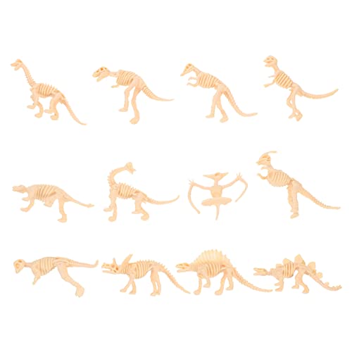 HONMEET 12Stücke Teiliges Dinosaurier Skelett Modell für Realistische Dinosaurier Figuren Dekorieren für Dino Fans und Kindergeburtstage HONMEET 12Stücke Teiliges Dinosaurier Skelett Modell für Realistische Dinosaurier Figuren Dekorieren für Dino Fans und Kindergeburtstage von HONMEET