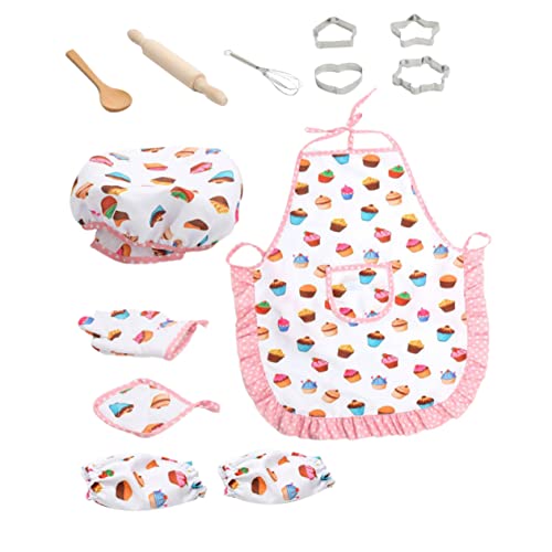 HONMEET 13 Teiliges Kochset Mit Schürze Und Backwerkzeug Küchenutensilien Für Ideal Für Rollenspiele Und Kreative Kochabenteuer Geeignet Für Kleinkinder Und Vorschulkinder HONMEET 13 Teiliges Kochset Mit Schürze Und Backwerkzeug Küchenutensilien Für Ideal Für Rollenspiele Und Kreative Kochabenteuer Geeignet Für Kleinkinder Und Vorschulkinder von HONMEET