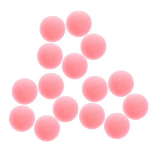 HONMEET 15 Stück Clown-Nasen-Requisite Clown-Schwammnasen-Requisiten Clown-Zubehör Merch Clown-Schwamm-Nasen- blinken Clown Nase kompakte Clownsnase Party-Clown-Requisite Rosa von HONMEET