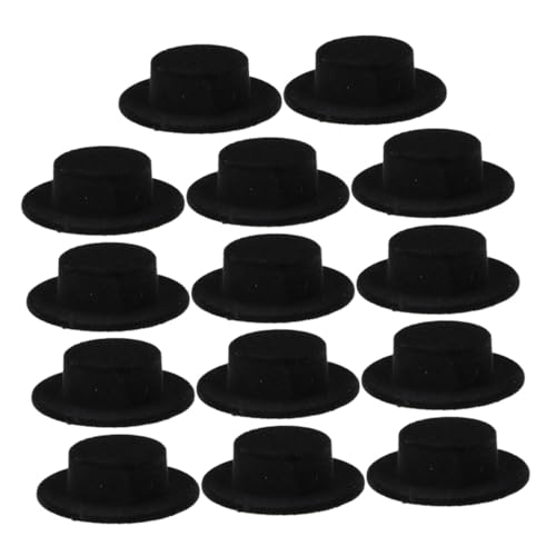 HONMEET 15 Stück Teiliges Miniatur-zylinderhut Flockigem Resin Dekorative Mini-hüte für Bastelprojekte Puppenzubehör Weihnachts Schneemann-deko für DIY-handwerkskunst HONMEET 15 Stück Teiliges Miniatur-zylinderhut Flockigem Resin Dekorative Mini-hüte für Bastelprojekte Puppenzubehör Weihnachts Schneemann-deko für DIY-handwerkskunst von HONMEET