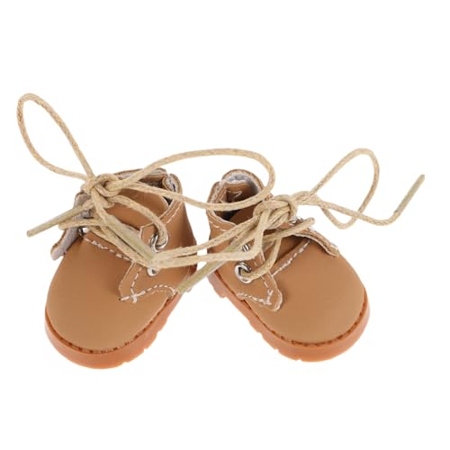 HONMEET 1Paar Puppenschuhe Verstellbare Schnürsenkelschuhe für Puppenhaus Dekoration und Foto Requisiten Komfortable und Elegante Puppenschuhe für Kreative Spielzeiten HONMEET 1Paar Puppenschuhe Verstellbare Schnürsenkelschuhe für Puppenhaus Dekoration und Foto Requisiten Komfortable und Elegante Puppenschuhe für Kreative Spielzeiten von HONMEET