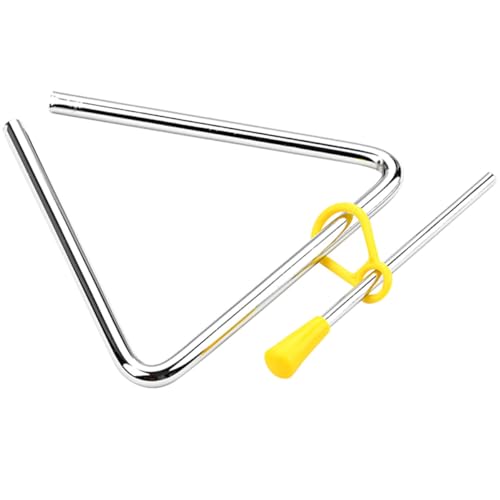 HONMEET 1Satz Dreiecksglocke für Musikinstrument für Kreative Musikspielstunden Jungen HONMEET 1Satz Dreiecksglocke für Musikinstrument für Kreative Musikspielstunden Jungen von HONMEET