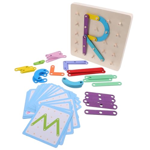HONMEET 1Satz Kindergarten Geoboard Holzspielzeug für Kleinkinder Pädagogisches Nagelbrett Geometrischen Form und Zahlenkenntnisse Interaktives für Jungen HONMEET 1Satz Kindergarten Geoboard Holzspielzeug für Kleinkinder Pädagogisches Nagelbrett Geometrischen Form und Zahlenkenntnisse Interaktives für Jungen von HONMEET