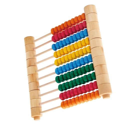 HONMEET 1Stück Holz Rechenbrett Abnehmbares Arithmetisches Lernspielzeug für Pädagogisches Werkzeug zur Frühen Bildung Farben für Kreative Spielzeiten von HONMEET