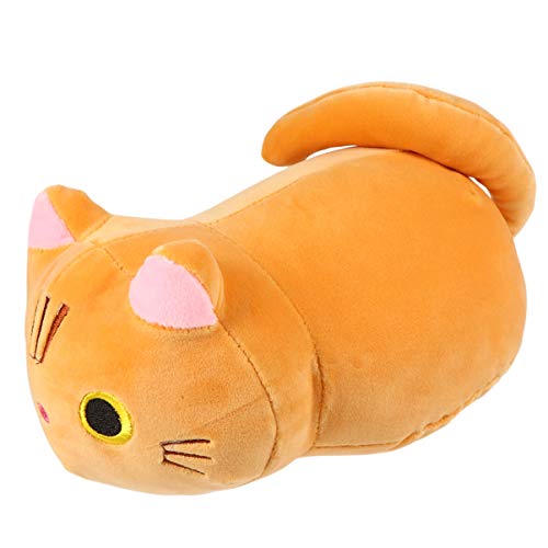 HONMEET Kuscheltier Katzenkissenpuppe Cartoon Nackenrolle Weiches Plüschkissen Angenehmes Katzensofakissen Dekoration Für Zuhause Oder Auto HONMEET Kuscheltier Katzenkissenpuppe Cartoon Nackenrolle Weiches Plüschkissen Angenehmes Katzensofakissen Dekoration Für Zuhause Oder Auto von HONMEET