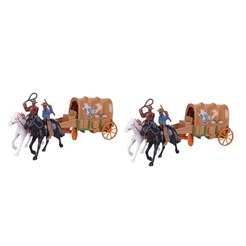 HONMEET 2 Sätze Cowboy-Kultur-sammelspielzeug Adler-Verzierungen Pferdewagen Miniaturdekoration Westliches Spielzeug Dekorationen Für Charaktermodelle Kutschenhandwerk Actionfigur Plastik HONMEET 2 Sätze Cowboy-Kultur-sammelspielzeug Adler-Verzierungen Pferdewagen Miniaturdekoration Westliches Spielzeug Dekorationen Für Charaktermodelle Kutschenhandwerk Actionfigur Plastik von HONMEET