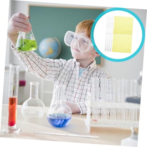 HONMEET 2 Sätze Elektrostatische Reibungsstäbe für Physikunterricht Glasstäbe mit Seidenstoff Leichtes Lernzubehör für Reibungselektrizität Experimente im Schulunterricht Zufällige Farbe von HONMEET
