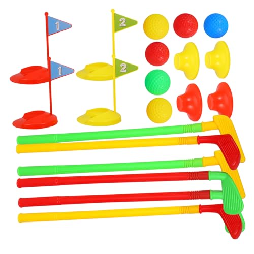HONMEET 2 Sätze Golfspielzeug Set Teilig Leichtes Sicheres Kunststoff Minigolf Set für Drinnen und Draußen Fördert Bewegung Fantasie und Eltern Junge Mädchen Interaktion Zufällige Farbe HONMEET 2 Sätze Golfspielzeug Set Teilig Leichtes Sicheres Kunststoff Minigolf Set für Drinnen und Draußen Fördert Bewegung Fantasie und Eltern Junge Mädchen Interaktion Zufällige Farbe von HONMEET