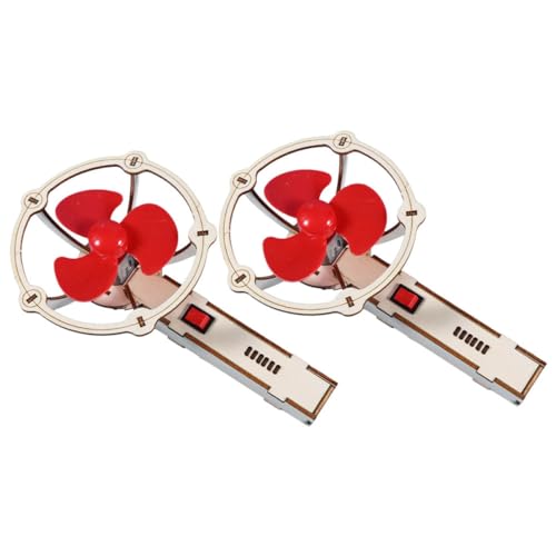 HONMEET 2 Sets Kinder DIY Wissenschaft Bildung Kit Kinder Fan Spielzeug DIY Montage Modell Spielzeug DIY Spielzeug Zusammenbauen von HONMEET