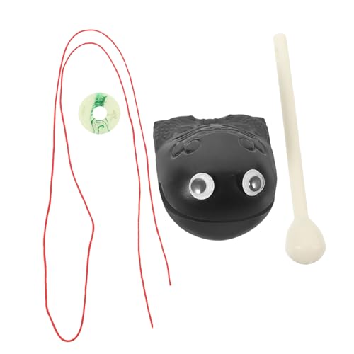 HONMEET 2 Sets Kleiner Desktop-tempelblock, Lustiger Kunststoff-Percussion-tempelblock, Kleines Percussion-Instrument HONMEET 2 Sets Kleiner Desktop-tempelblock, Lustiger Kunststoff-Percussion-tempelblock, Kleines Percussion-Instrument von HONMEET