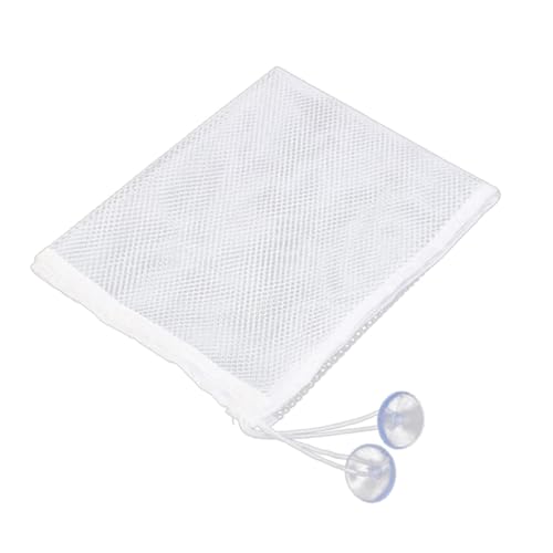HONMEET 2 Stück Badewannenspielzeug Aufbewahrungsnetz mit Saugnäpfen Weiß Wasserdichtes Mesh Platzsparender Organizer Badespielzeug Badezimmer von HONMEET
