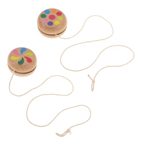 HONMEET 2 Stück Holz Yoyo Responsive Verstellbare Schnur Pädagogisch Handliches Übungsgerät für Feinmotorik Geburtstag Weihnachtsfeier Geschenk HONMEET 2 Stück Holz Yoyo Responsive Verstellbare Schnur Pädagogisch Handliches Übungsgerät für Feinmotorik Geburtstag Weihnachtsfeier Geschenk von HONMEET