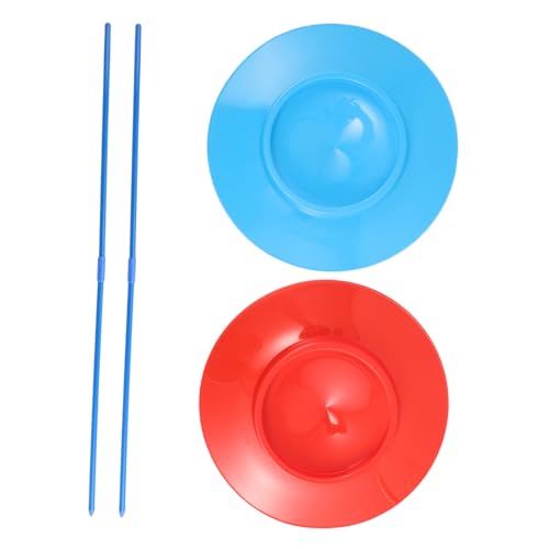 HONMEET 2 Stück Jonglierteller mit Stöcken Zirkus-jonglier und Erwachsene Langlebige Jonglierplatten für Zirkusaufführungen Straßentheater Partyspielzeug Kinderfreundlich und Einfach zu HONMEET 2 Stück Jonglierteller mit Stöcken Zirkus-jonglier und Erwachsene Langlebige Jonglierplatten für Zirkusaufführungen Straßentheater Partyspielzeug Kinderfreundlich und Einfach zu von HONMEET