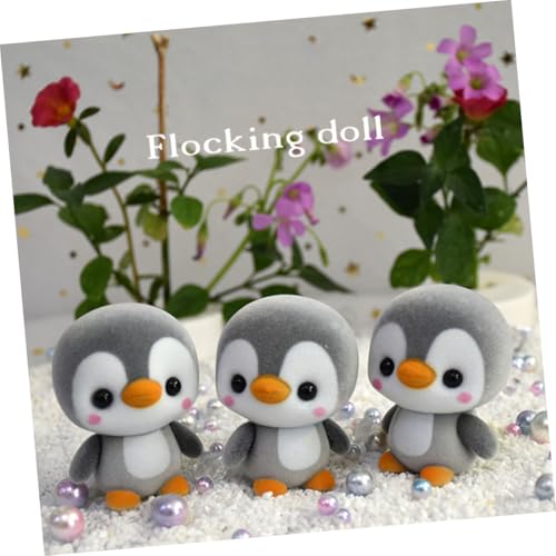 HONMEET 2 Stück Plüsch Pinguin Kuscheltier und Rosa Weiche Stofftiere als Auto Deko und Lernspielzeug für Niedliche Tierfigur zur Fenster Schreibtischdekoration von HONMEET