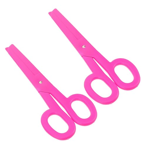HONMEET 2 Stück Riesige Clownschere Clown-Scheren-Requisite Zirkusdekor Halloween -Schere Clown-Zubehör Zubehör für Karnevalspartys Halloween verkleiden Requisiten Plastik Violett von HONMEET