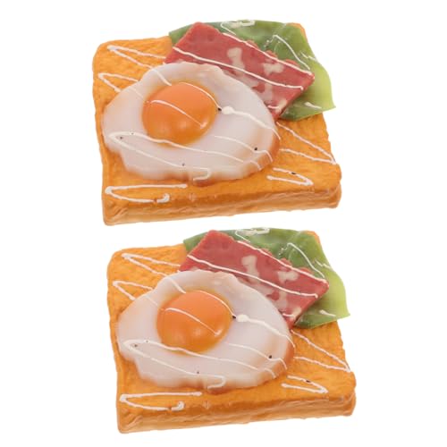 HONMEET 2 Stück Simulation Lebensmittelmodell Toast Café Display Requisite Gefälschte Realistische Lebensmittel Künstliches Brot Bäckerei Dekor Gefälschte Spiegelei Lebensmittel HONMEET 2 Stück Simulation Lebensmittelmodell Toast Café Display Requisite Gefälschte Realistische Lebensmittel Künstliches Brot Bäckerei Dekor Gefälschte Spiegelei Lebensmittel von HONMEET