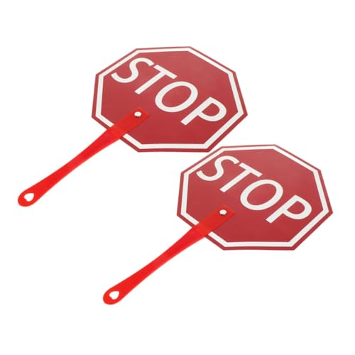 HONMEET 2 Stück Stoppschild-paddel: Handgehaltene Kunststoff-werkzeugschilder Mit Griff Für Lehrer, Schüler, Lernaktivitäten, Spiele, Schulbedarf HONMEET 2 Stück Stoppschild-paddel: Handgehaltene Kunststoff-werkzeugschilder Mit Griff Für Lehrer, Schüler, Lernaktivitäten, Spiele, Schulbedarf von HONMEET