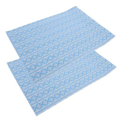 HONMEET 2 Stück Teiliges Mini Puppenhaus Wandtattoo Selbstklebend Realistische Tapete mit Textur Geeignet für Wohnzimmer Schlafzimmer Esszimmer Puppenhaus Dekoration von HONMEET