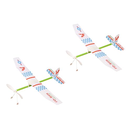 HONMEET Motorflugzeugmodell Gummiband Flugzeug Modell DIY Spielzeug Für Kinder Lernspielzeug Kinder Flugzeug Spielzeug von HONMEET