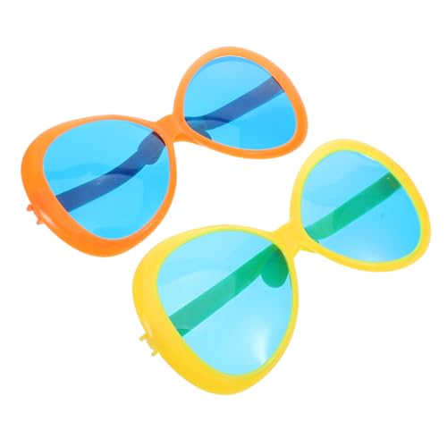 HONMEET 2 Stücke Große Lustige Gläser Hawaiian Beach Party Jumbo Kunststoff Brillen Neuheit Kostüm Requisiten Für Sommer Urlaub HONMEET 2 Stücke Große Lustige Gläser Hawaiian Beach Party Jumbo Kunststoff Brillen Neuheit Kostüm Requisiten Für Sommer Urlaub von HONMEET
