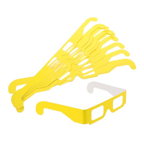 HONMEET 20 Paare Diffractions Brillen aus Papier Gelbe Vintage Rechteckige Effektbrillen für Festivals Lichtshows Partys und Feiertage Komfortabel und Faszinierend für Gruppen HONMEET 20 Paare Diffractions Brillen aus Papier Gelbe Vintage Rechteckige Effektbrillen für Festivals Lichtshows Partys und Feiertage Komfortabel und Faszinierend für Gruppen von HONMEET