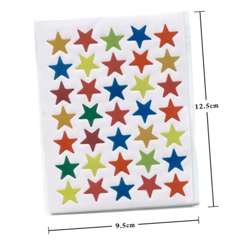 HONMEET 20 Packungen Fünf Punkte Sterne Aufkleber Selbstklebend Bunte und Metallic Farben Belohnungssticker für Lehrmaterialien Basteln Scrapbooking und Geschenkdekoration HONMEET 20 Packungen Fünf Punkte Sterne Aufkleber Selbstklebend Bunte und Metallic Farben Belohnungssticker für Lehrmaterialien Basteln Scrapbooking und Geschenkdekoration von HONMEET