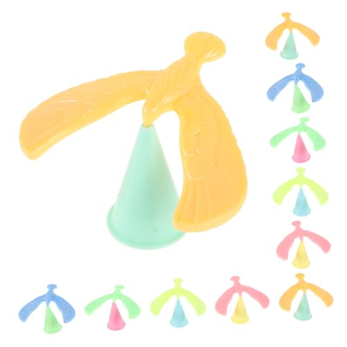 HONMEET 20 Stück Balance-Vogeladler Finger interaktives Adler Lernspielzeug Spaß Balancierendes Vogelspielzeug Balance-Vogelspielzeug Plastik von HONMEET