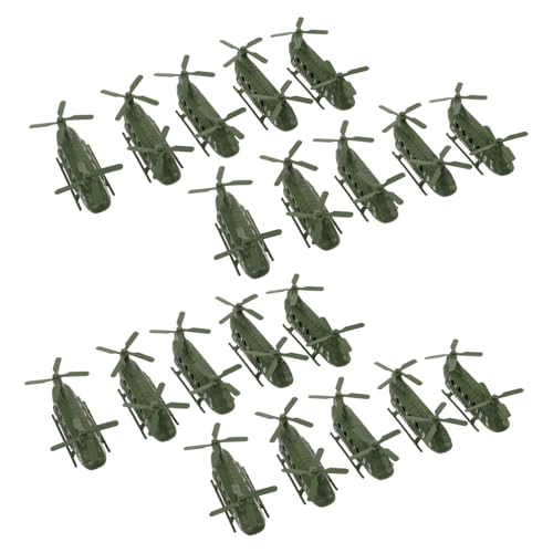 HONMEET 20 Stück Teiliges Flugzeugmodell für Jungen Militärflugzeug Dekoration für Kinderzimmer Vielseitig und Robust Lernspielzeug von HONMEET