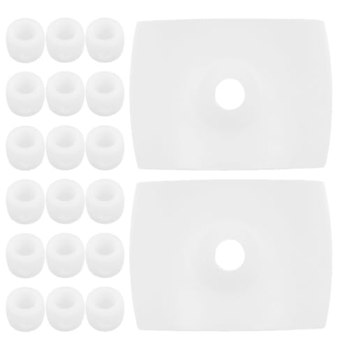 HONMEET 20 Stück Teiliges Tischkicker Ersatzteile Kunststoff Torstangen Positionier Ringe Weiß für Präzise Fixierung und Rutschfesten Halt Einfache Montage Geeignet für HONMEET 20 Stück Teiliges Tischkicker Ersatzteile Kunststoff Torstangen Positionier Ringe Weiß für Präzise Fixierung und Rutschfesten Halt Einfache Montage Geeignet für von HONMEET