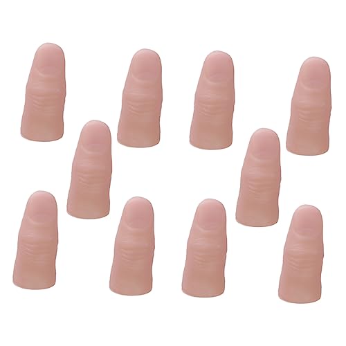 HONMEET 20 Stücke Trickfinger Gefälschte Finger Mit Weichen Daumen Tipps Bühne Show Requisiten HONMEET 20 Stücke Trickfinger Gefälschte Finger Mit Weichen Daumen Tipps Bühne Show Requisiten von HONMEET