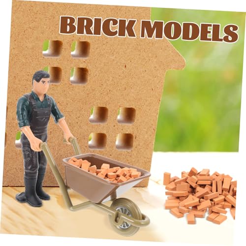 HONMEET 200 Stück Maßstab Realistische Micro Landscape Bausteine für Sandtisch DIY Mikro Garten und Puppenhaus Dekoration Kompakt und Vielseitig für Bastelprojekte von HONMEET