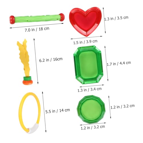 HONMEET 21 Stück Teiliges Tauchringset für Buntes Unterwasser tauchspielzeug aus Hochwertigem Kunststoff Sicher und Leicht zu Greifen Fördert Tauchanfänger im Schwimmbad Zufällige Farbe HONMEET 21 Stück Teiliges Tauchringset für Buntes Unterwasser tauchspielzeug aus Hochwertigem Kunststoff Sicher und Leicht zu Greifen Fördert Tauchanfänger im Schwimmbad Zufällige Farbe von HONMEET