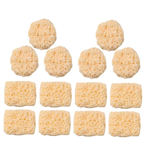HONMEET 24 Stück Teiliges Mini Food Model aus Harz Realistische Miniatur Instant Nudeln Leichtes Puppenhaus Zubehör Dekorative Spielküche und Fotorequisiten für DIY und Sammler von HONMEET