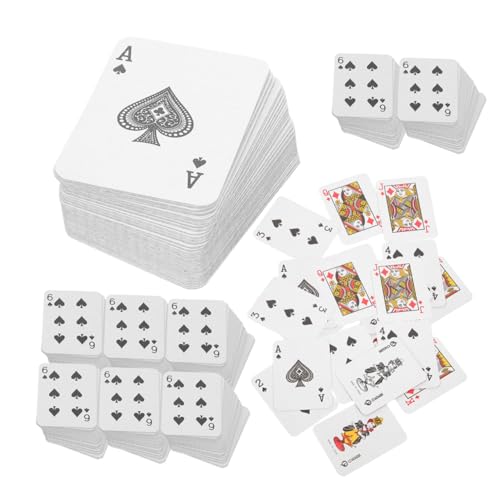 HONMEET 24Sätze Spielkarten Tragbare Reise Spielkarten für für Partys und Kompakt und Unterhaltsam für Altersgruppen von HONMEET