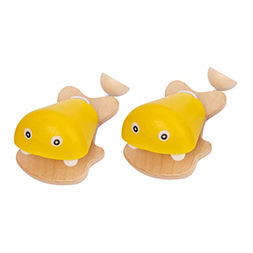 HONMEET 2Stücke Holz Castanets Musikinstrumente für Frühes Lernen Farbige Fischform Babyinstrumente für Kleinkinder Pädagogisches Gehirnentwicklung und Kreativität HONMEET 2Stücke Holz Castanets Musikinstrumente für Frühes Lernen Farbige Fischform Babyinstrumente für Kleinkinder Pädagogisches Gehirnentwicklung und Kreativität von HONMEET