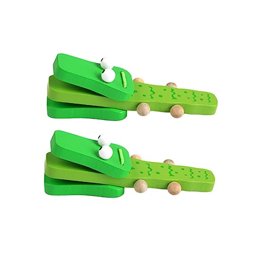 HONMEET 2Stücke Holzklöppel Kastagnetten für Entzückendes Design Pädagogisches Musikspielzeug Rhythmus und Musikalischem Talent HONMEET 2Stücke Holzklöppel Kastagnetten für Entzückendes Design Pädagogisches Musikspielzeug Rhythmus und Musikalischem Talent von HONMEET