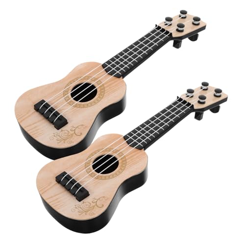 HONMEET 2Stücke Kunststoff Ukulele für Musikinstrument für Musikalisches Lernen Simulation Gitarre für Jungen und Fördert Kreativität HONMEET 2Stücke Kunststoff Ukulele für Musikinstrument für Musikalisches Lernen Simulation Gitarre für Jungen und Fördert Kreativität von HONMEET