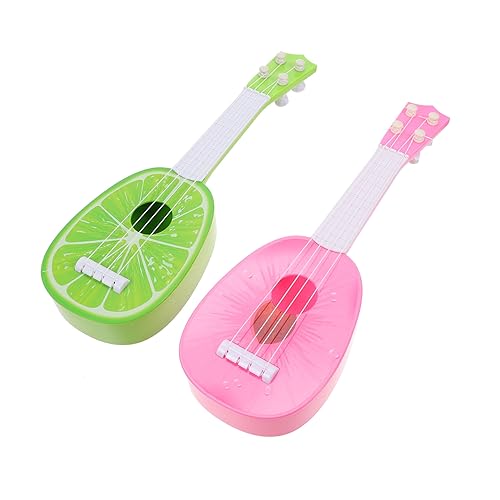 HONMEET 2Stücke Mini Ukulele Musikinstrumente für Frühes Musikalisches Lernen für Jungen und Mädchen Fördert die Musikalische Entwicklung und Kreativität von HONMEET