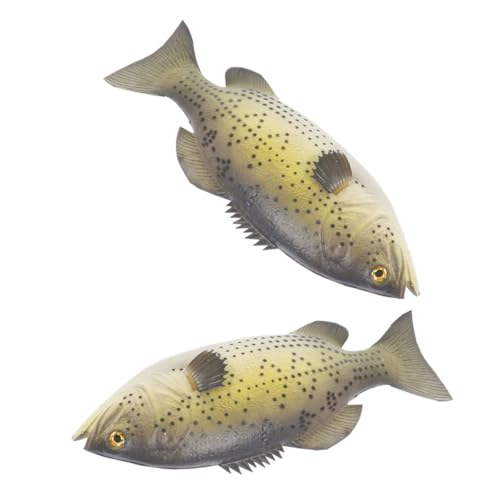 HONMEET 2Stücke Realistisches PU Fischmodell Lebensechte Simulation für Dekoration und Lehrzwecke für Schlafzimmer Garten und Mehr HONMEET 2Stücke Realistisches PU Fischmodell Lebensechte Simulation für Dekoration und Lehrzwecke für Schlafzimmer Garten und Mehr von HONMEET