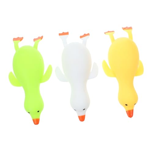 HONMEET 3 STÜCKE Teiliges Squeeze Elastisches Stressabbau Bunte Cartoon Vent Toy für Erwachsene Fördert Sensorische Wahrnehmung und Angstlinderung Zufällige Farbe Zufällige Farbe von HONMEET