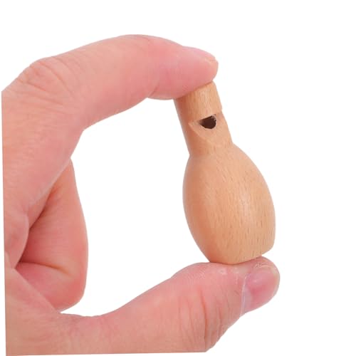 HONMEET 3 Stück Mini Holzpfeifen für Naturbelassene Musikinstrumente Frühen Bildung für Partys und Kreative Aktivitäten von HONMEET