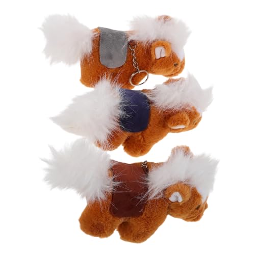 HONMEET 3 Stück Plüschtier Pferd Mit Chinesischem 2026, Weiches Pferd, Kuscheltiere, Schlüsselanhänger, Taschenanhänger Für Rucksack, Handtasche Und Geldbörse, Neujahrsfeiern HONMEET 3 Stück Plüschtier Pferd Mit Chinesischem 2026, Weiches Pferd, Kuscheltiere, Schlüsselanhänger, Taschenanhänger Für Rucksack, Handtasche Und Geldbörse, Neujahrsfeiern von HONMEET