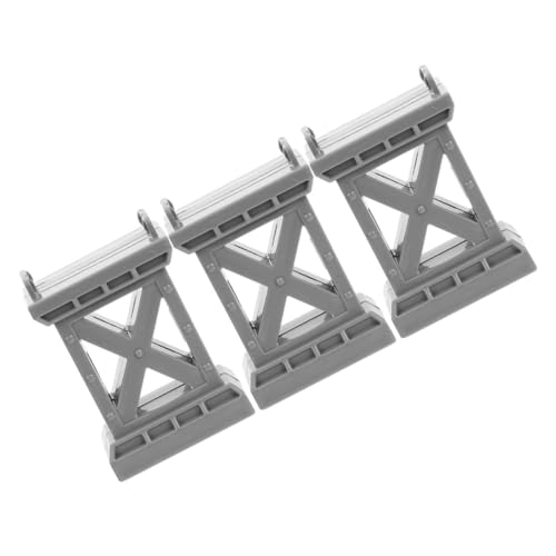 HONMEET 3 Stück Teiliges Eisenbahnbrücken Pier Modellset Realistisches Brückenpfeiler für Modellbahn Landschaft Einfache Montage Kompatibel mit Gängigen Spielzeugeisenbahnen Robustes von HONMEET