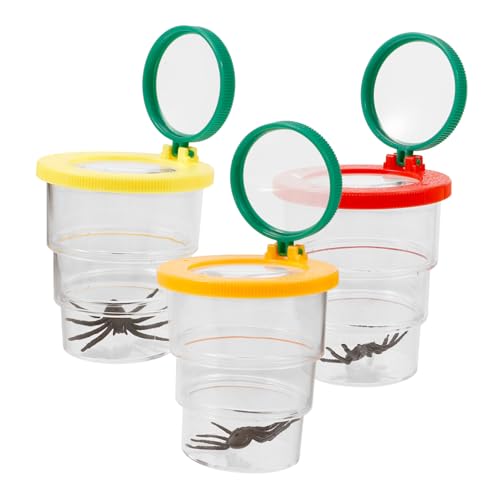 HONMEET 3 Stück Teiliges Insektenbeobachtungsset mit Lupe Kleine Transparente Beobachtungsbox für Praktischer Insektenbehälter zum Forschen und Entdecken im Outdoor Bereich HONMEET 3 Stück Teiliges Insektenbeobachtungsset mit Lupe Kleine Transparente Beobachtungsbox für Praktischer Insektenbehälter zum Forschen und Entdecken im Outdoor Bereich von HONMEET