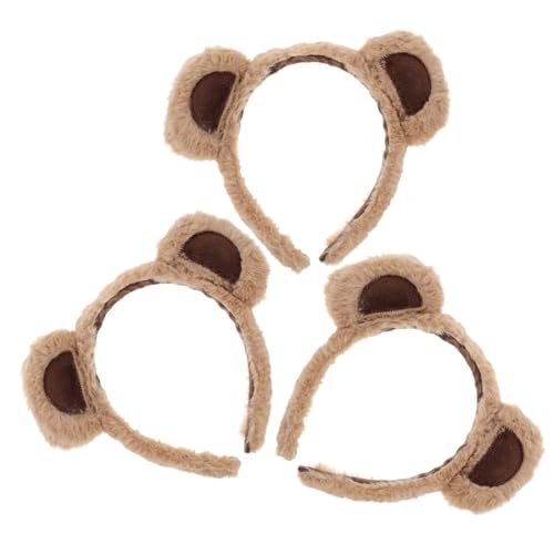 HONMEET 3 Stück Teiliges Kleines Bärenohren Haarreif aus Flauschigem Plüsch Weiches Stirnband für Frauen Mädchen Niedliche Tierohren Haarband für Gesichtswäsche Make Up Party Karneval HONMEET 3 Stück Teiliges Kleines Bärenohren Haarreif aus Flauschigem Plüsch Weiches Stirnband für Frauen Mädchen Niedliche Tierohren Haarband für Gesichtswäsche Make Up Party Karneval von HONMEET